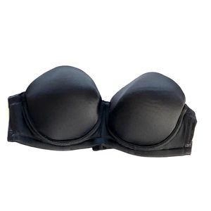 Strapless Fashion Bug Black Strapless Bra, Size 36B